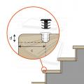 Doorsnedetekening ECO antislip strip